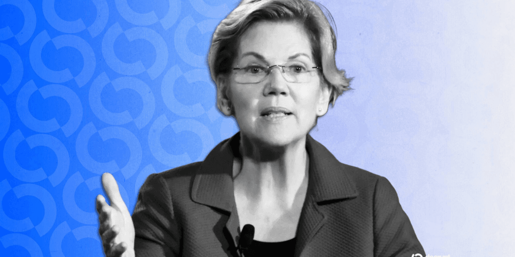 Elizabeth Warren denuncia como ilegales las aprobaciones de cartas de banco nacional para empresas de criptomonedas como Coinbase y Ripple